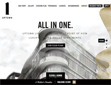 Tablet Screenshot of oneuptown.com